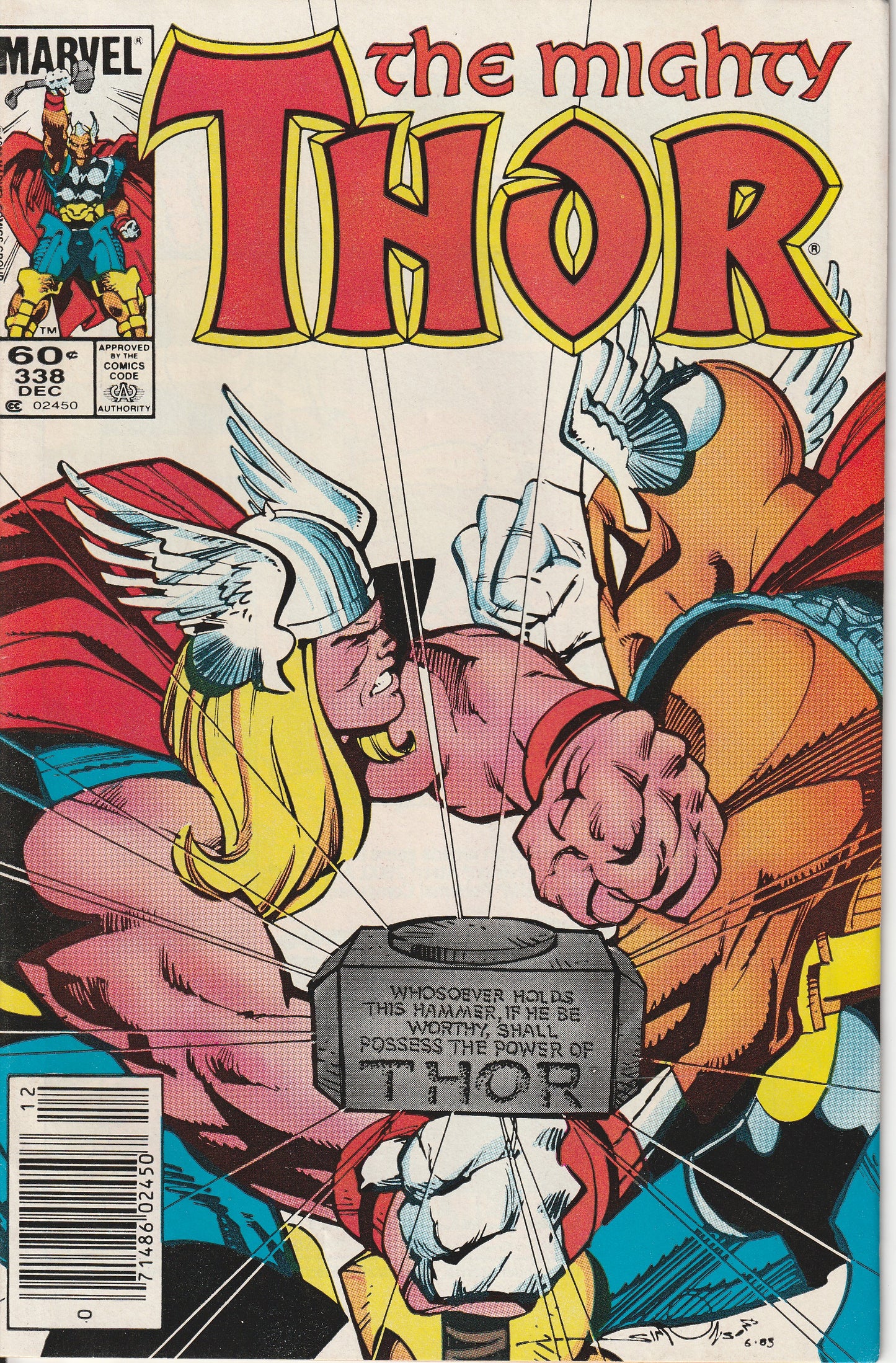 THOR #338 * 2nd BETA RAY BILL