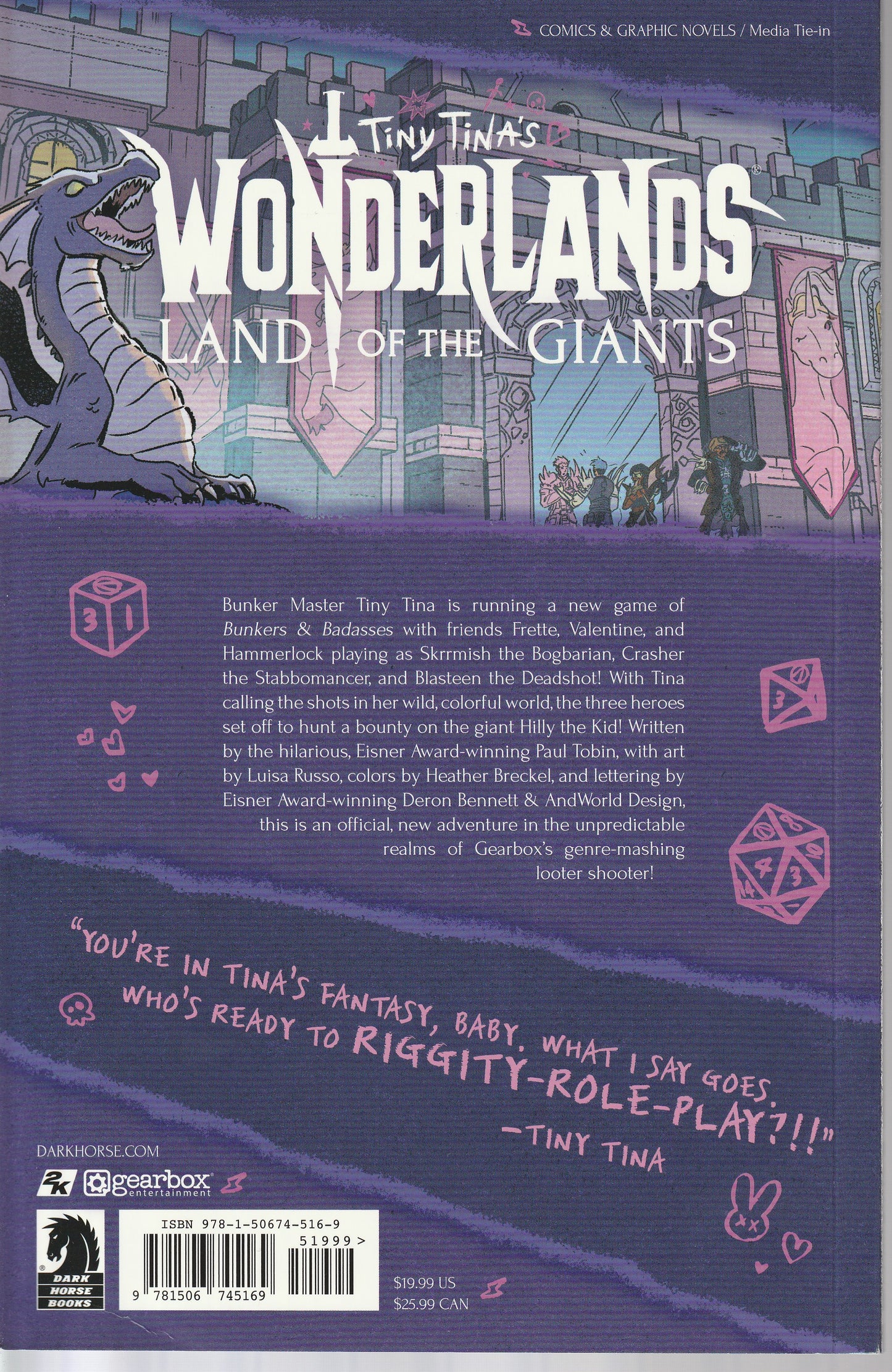 TINY TINA'S WONDERLAND TPB - LAND OF THE GIANTS - DARK HORSE 2025