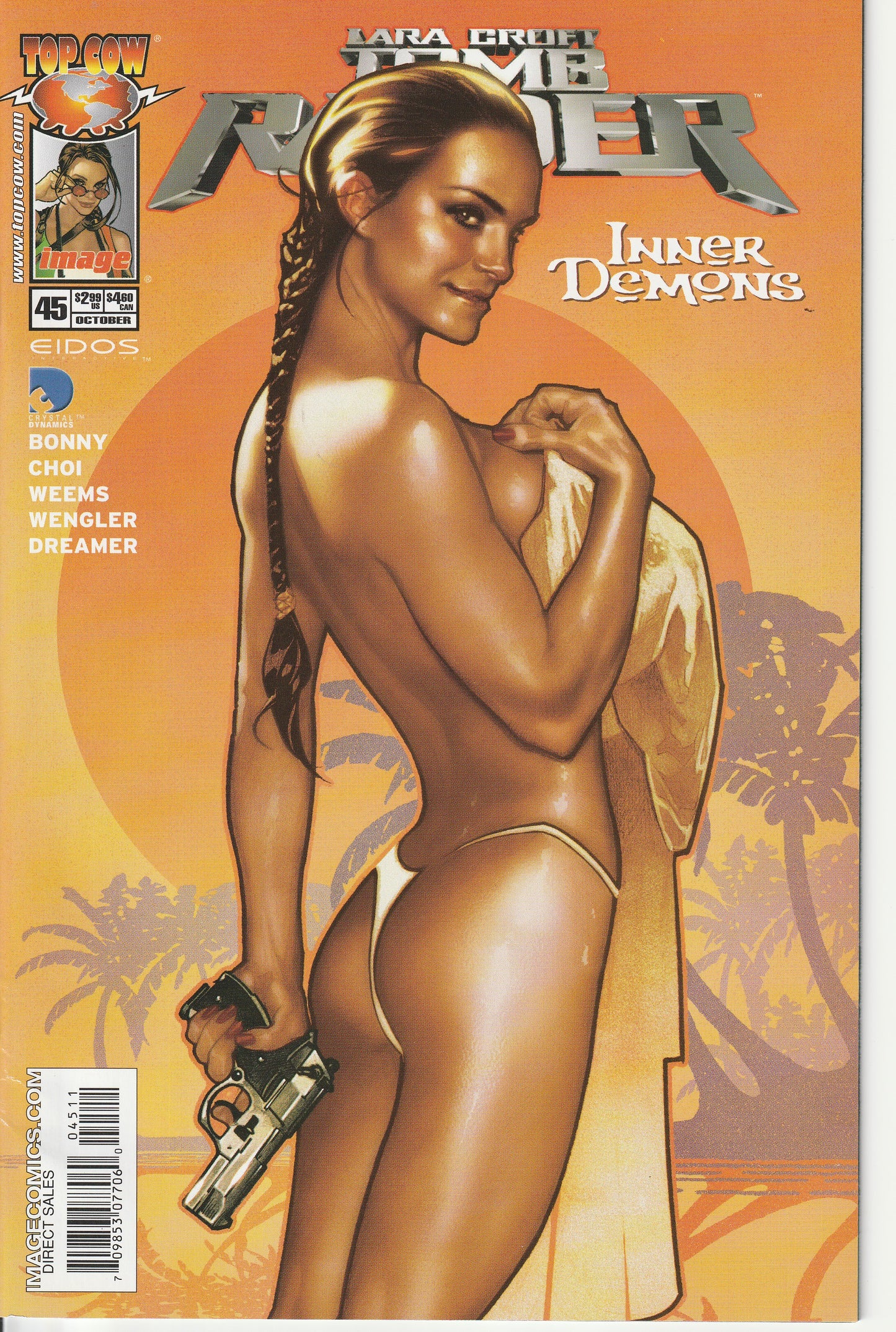 TOMB RAIDER #45 * ADAM HUGHES COVER