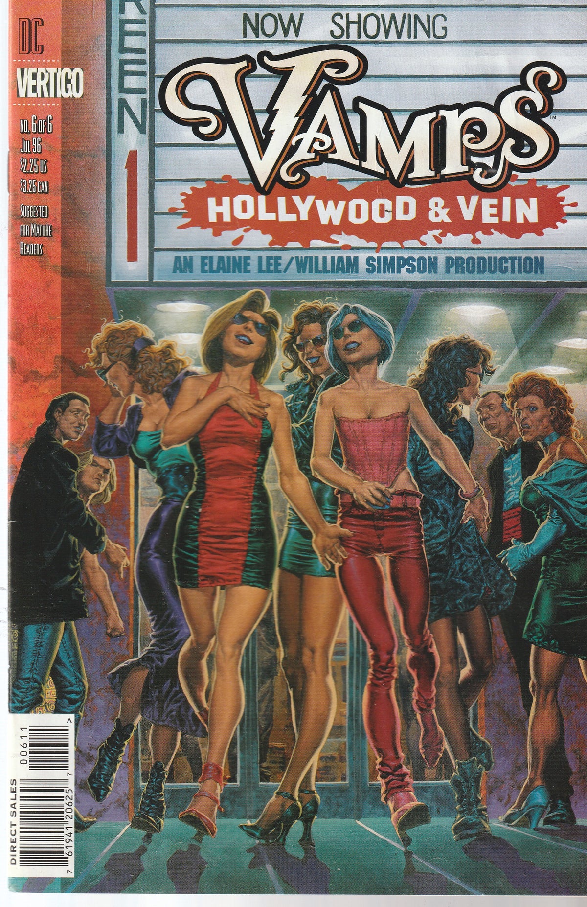 VAMPS : HOLLYWOOD & VEIN 1-6 || DC COMICS ||FEB 1996