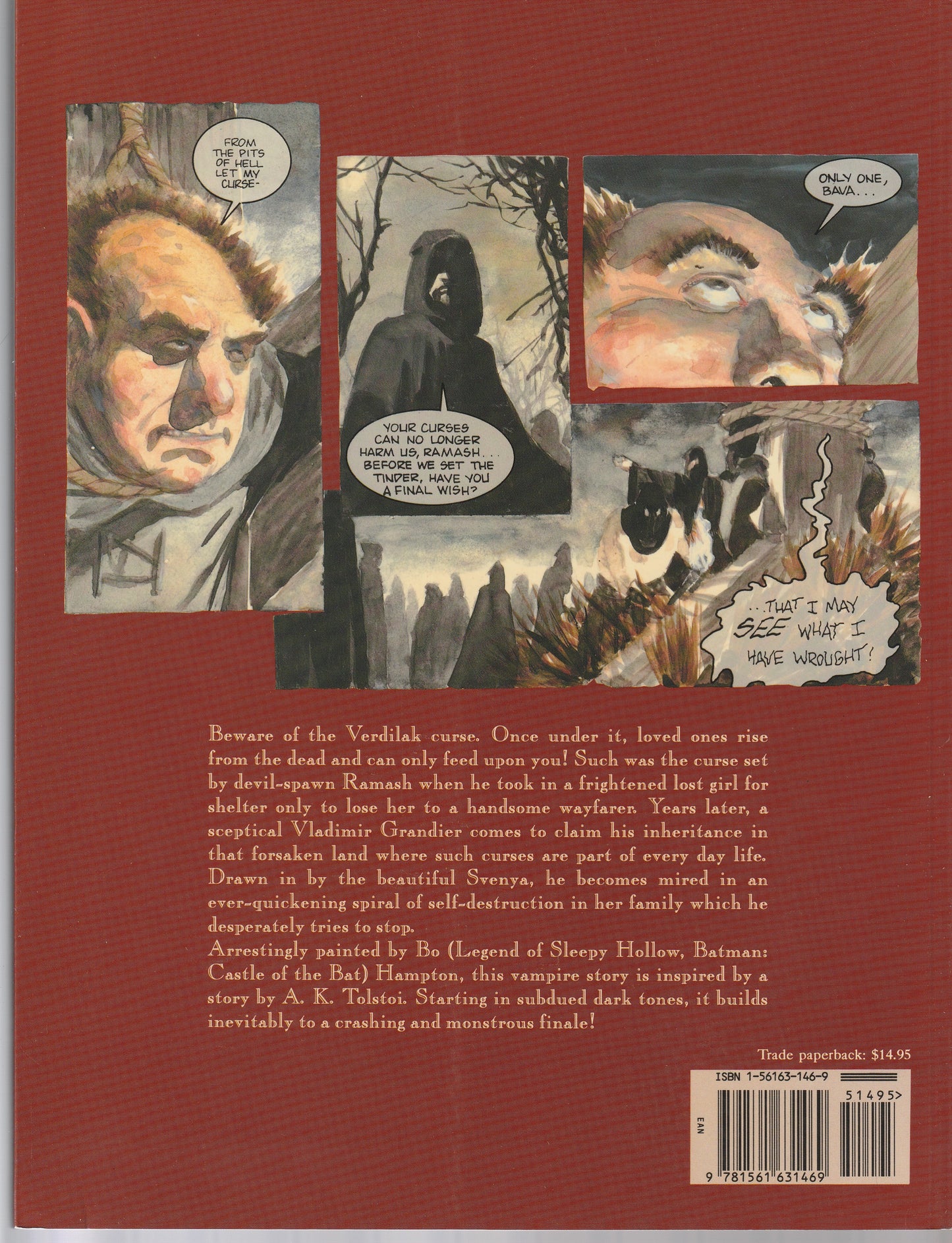 VERDILAK GRAPHIC NOVEL || NBM PUBLISHING || 1996 || LIKE NEW