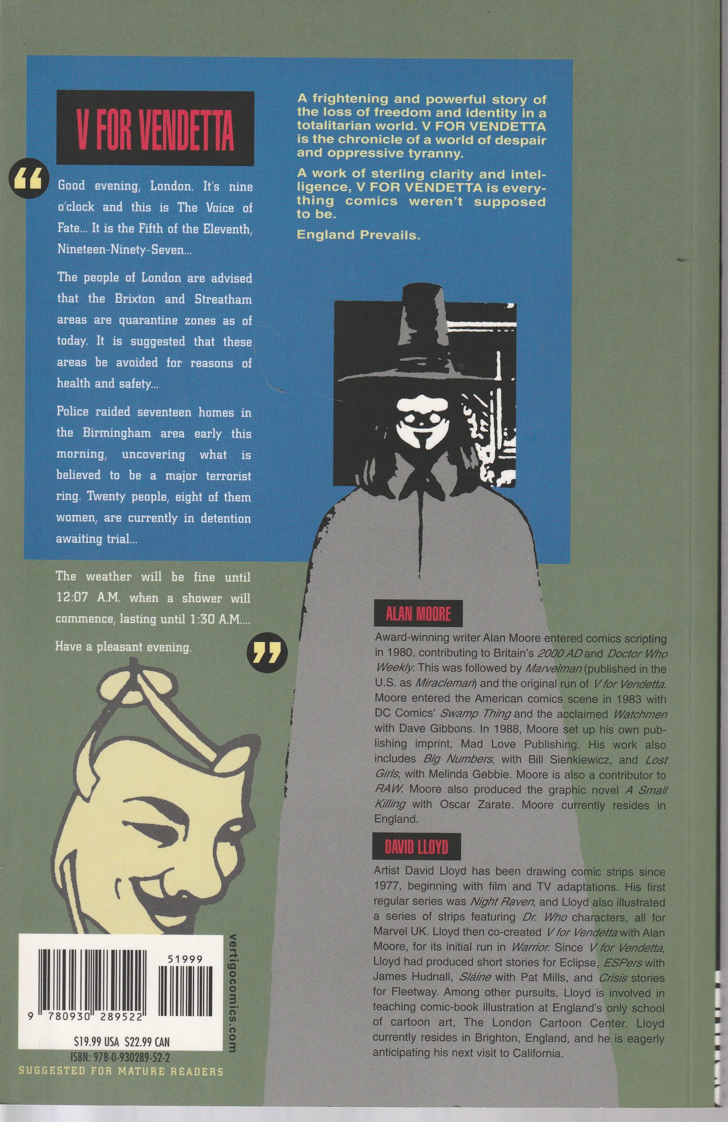 V FOR VENDETTA TPB