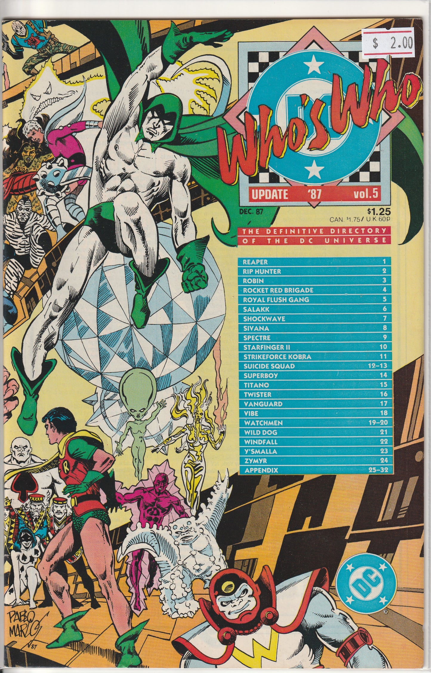 WHO'S WHO UPDATE '87 #5