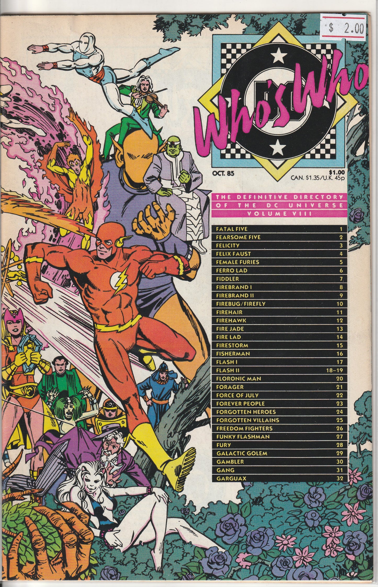WHO'S WHO IN THE DCU 24 COMIC LOT