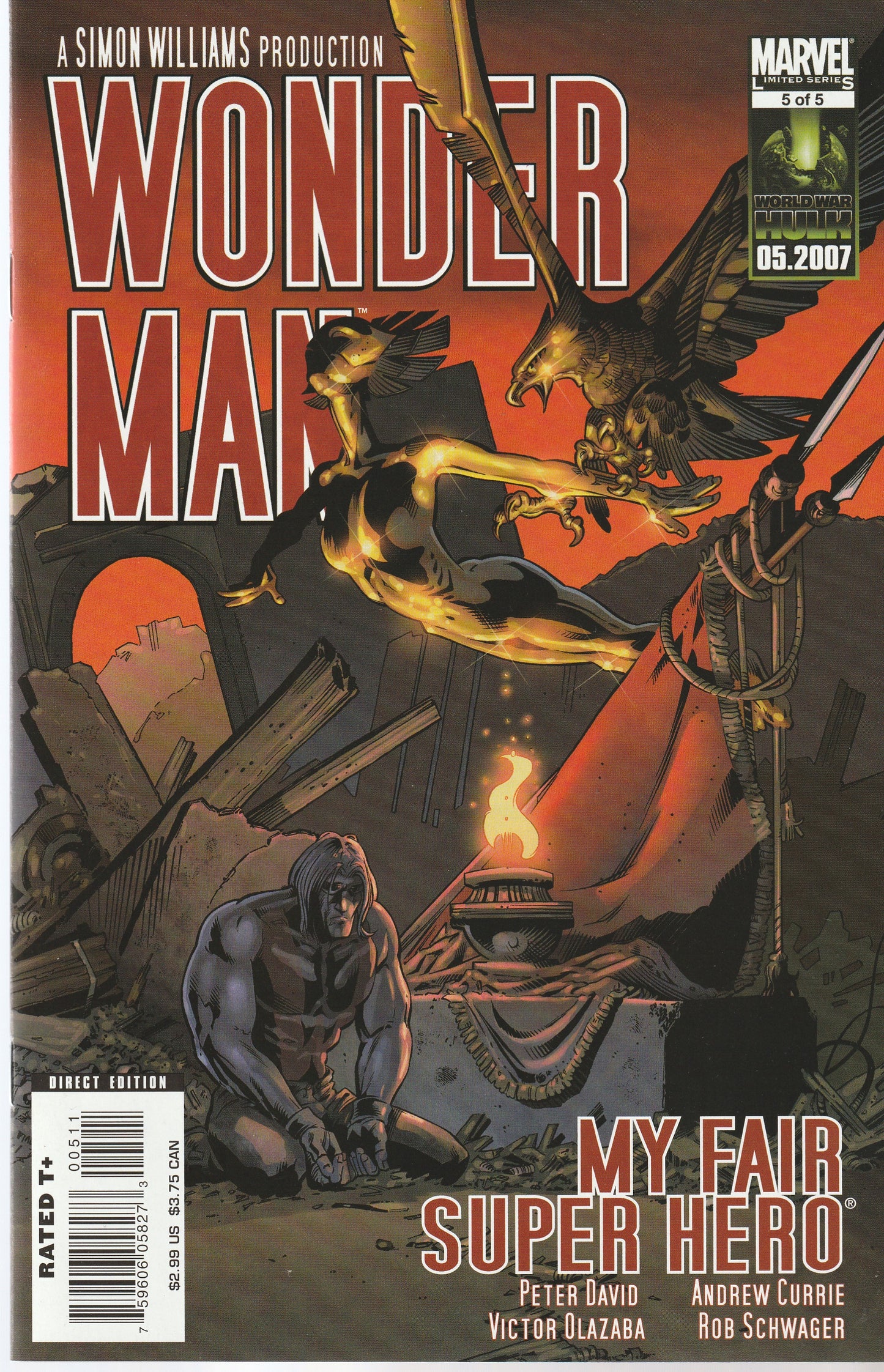 WONDER MAN : MY FAIR SUPER HERO 1-5 * MARVEL COMICS - FEB 2007