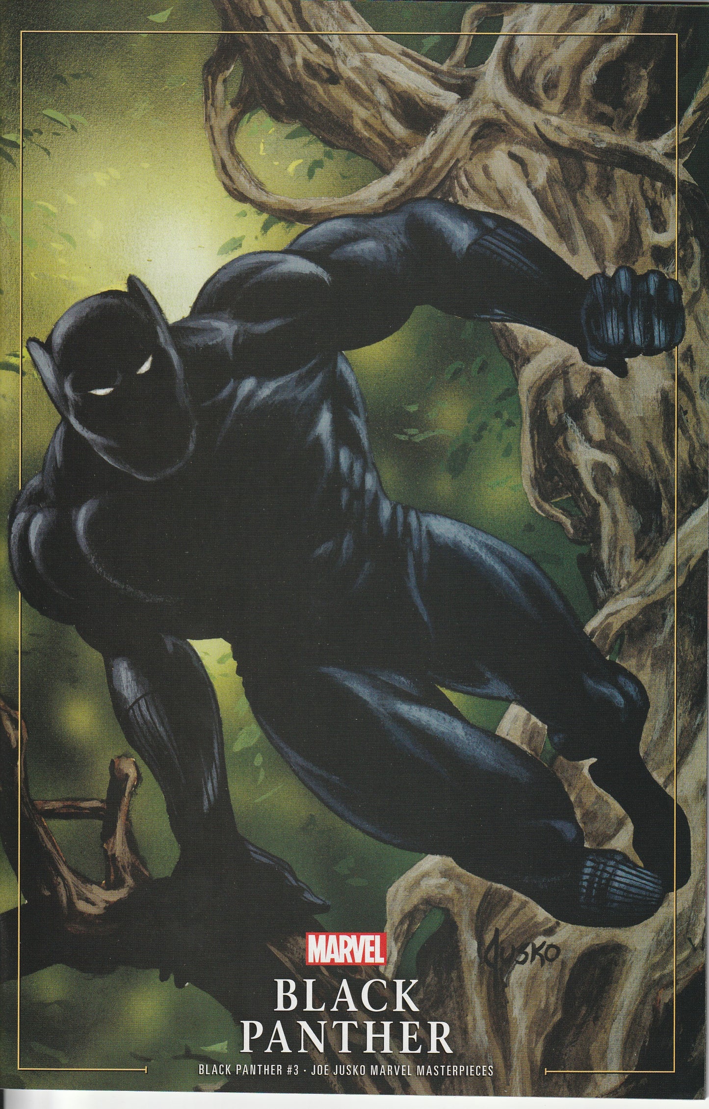 BLACK PANTHER #3C 2022 * JUSKO MARVEL MASTERPIECES