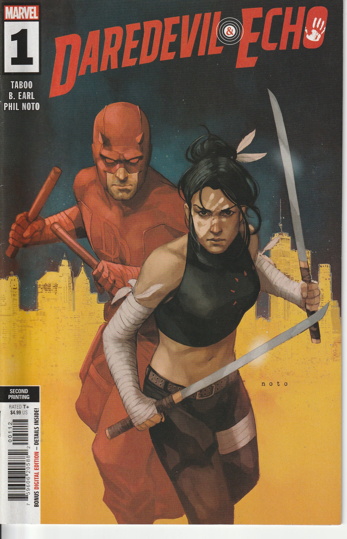 DAREDEVIL & ECHO #1 2ND PRINT