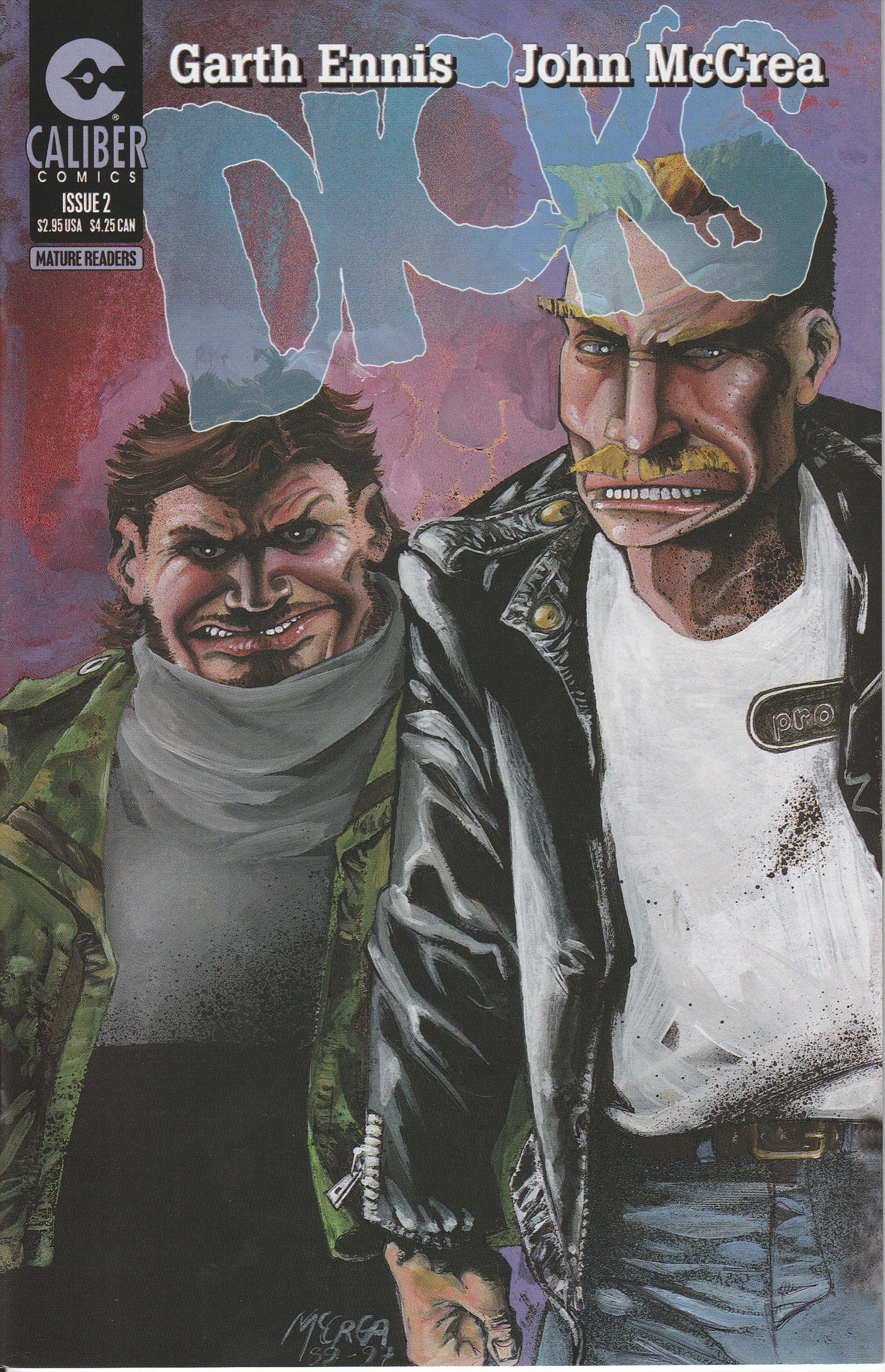 Dicks 1-4 Complete Set * Garth Ennis - John McCrea * Caliber Comics