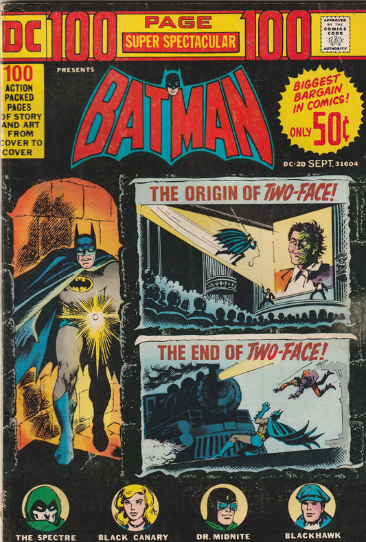 100  PAGE SUPER SPECTACULAR #20 - DC COMICS - SEP 1973 (7.0)