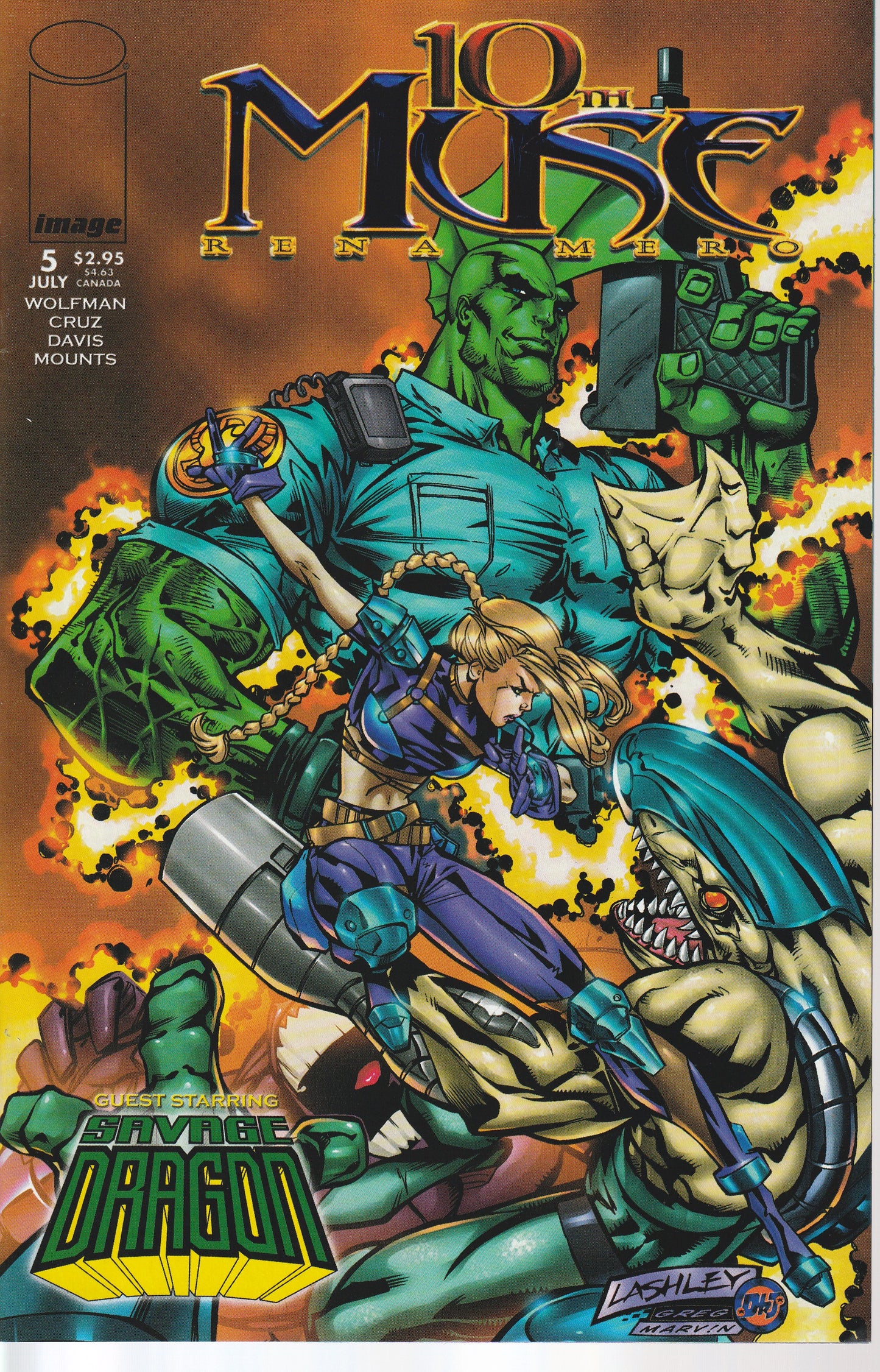 10th MUSE COMIC LOT - IMAGE COMICS - 2000-01 (19 BOOKS IN TOTAL)