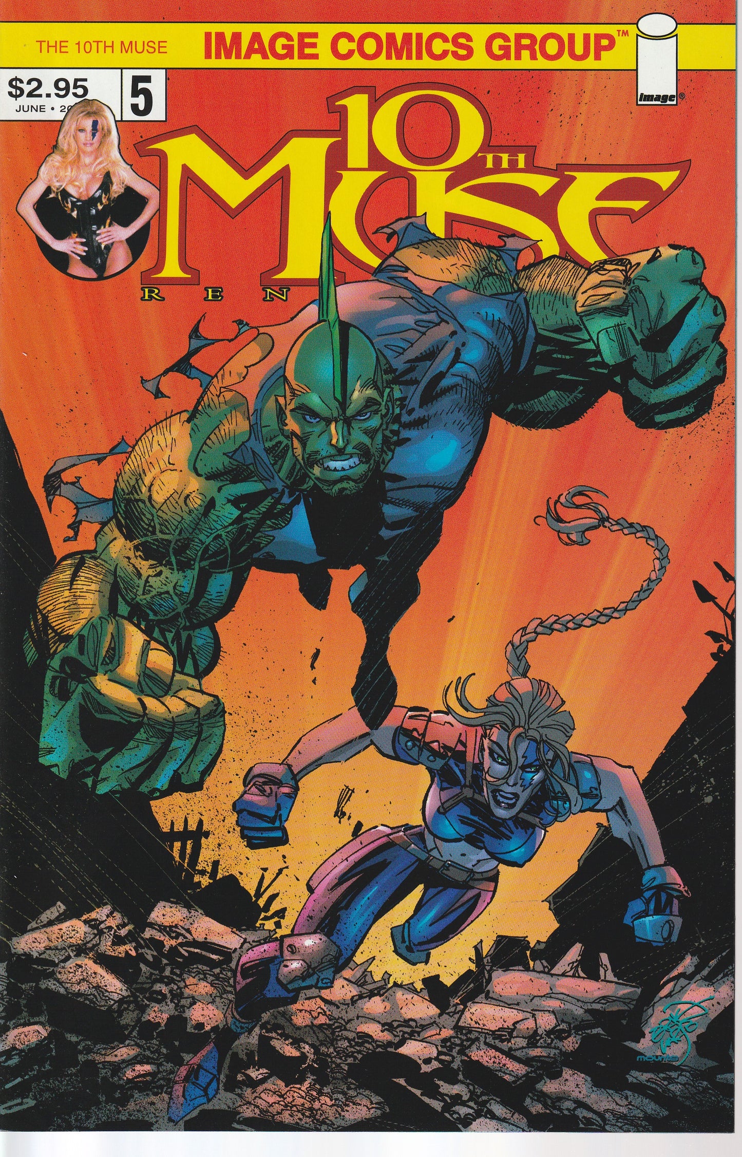 10th MUSE COMIC LOT - IMAGE COMICS - 2000-01 (19 BOOKS IN TOTAL)