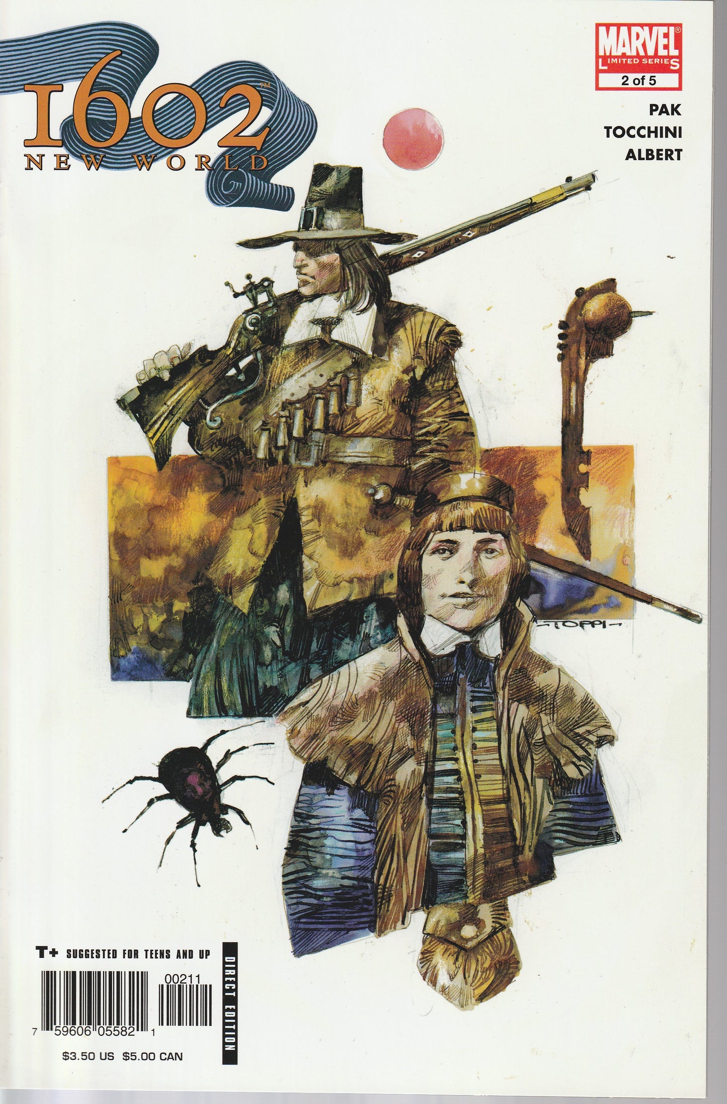 1602 : NEW WORLD 1-5 (COMPLETE SET) - MARVEL COMICS - 2005