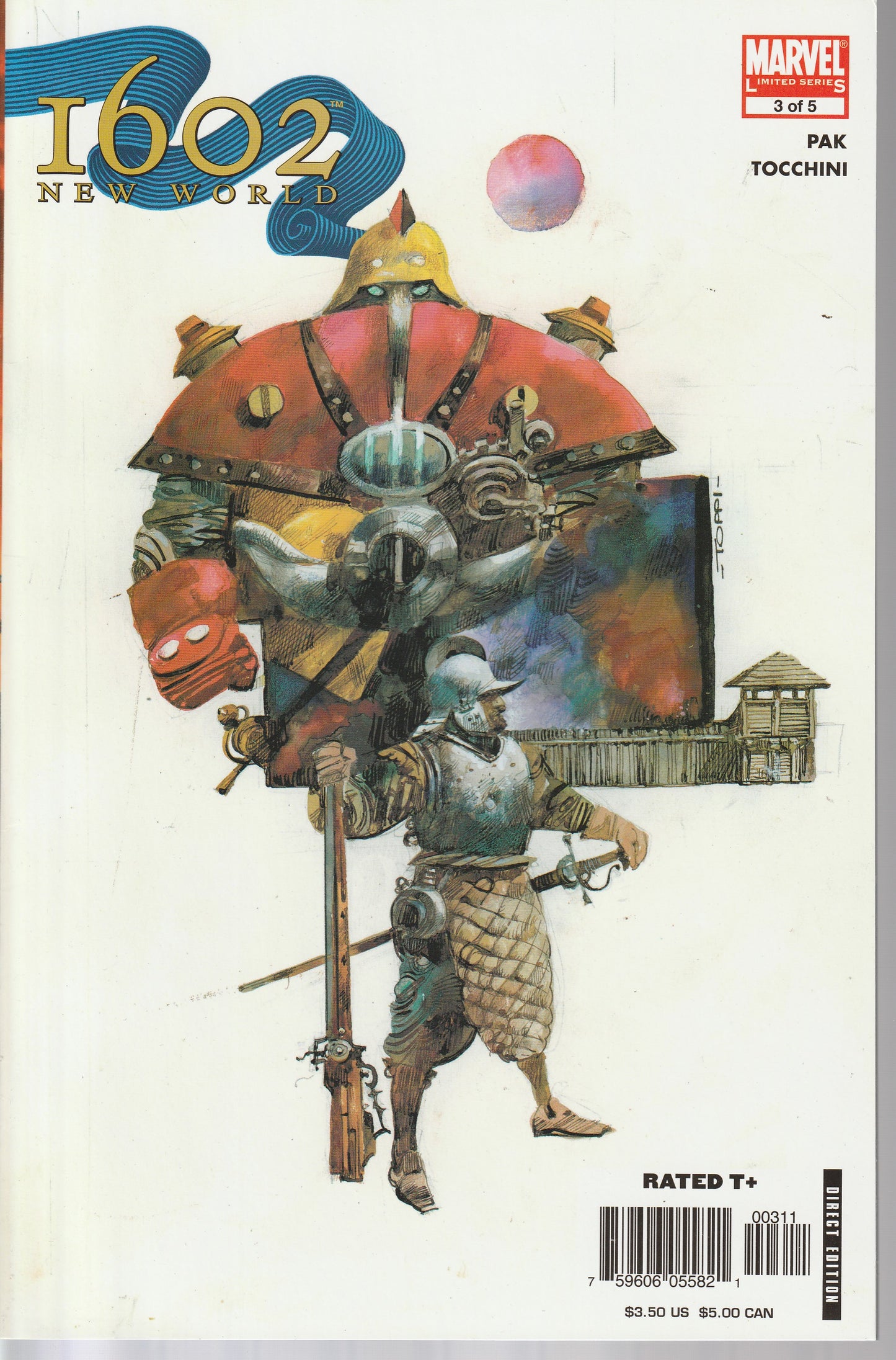 1602 : NEW WORLD 1-5 (COMPLETE SET) - MARVEL COMICS - 2005