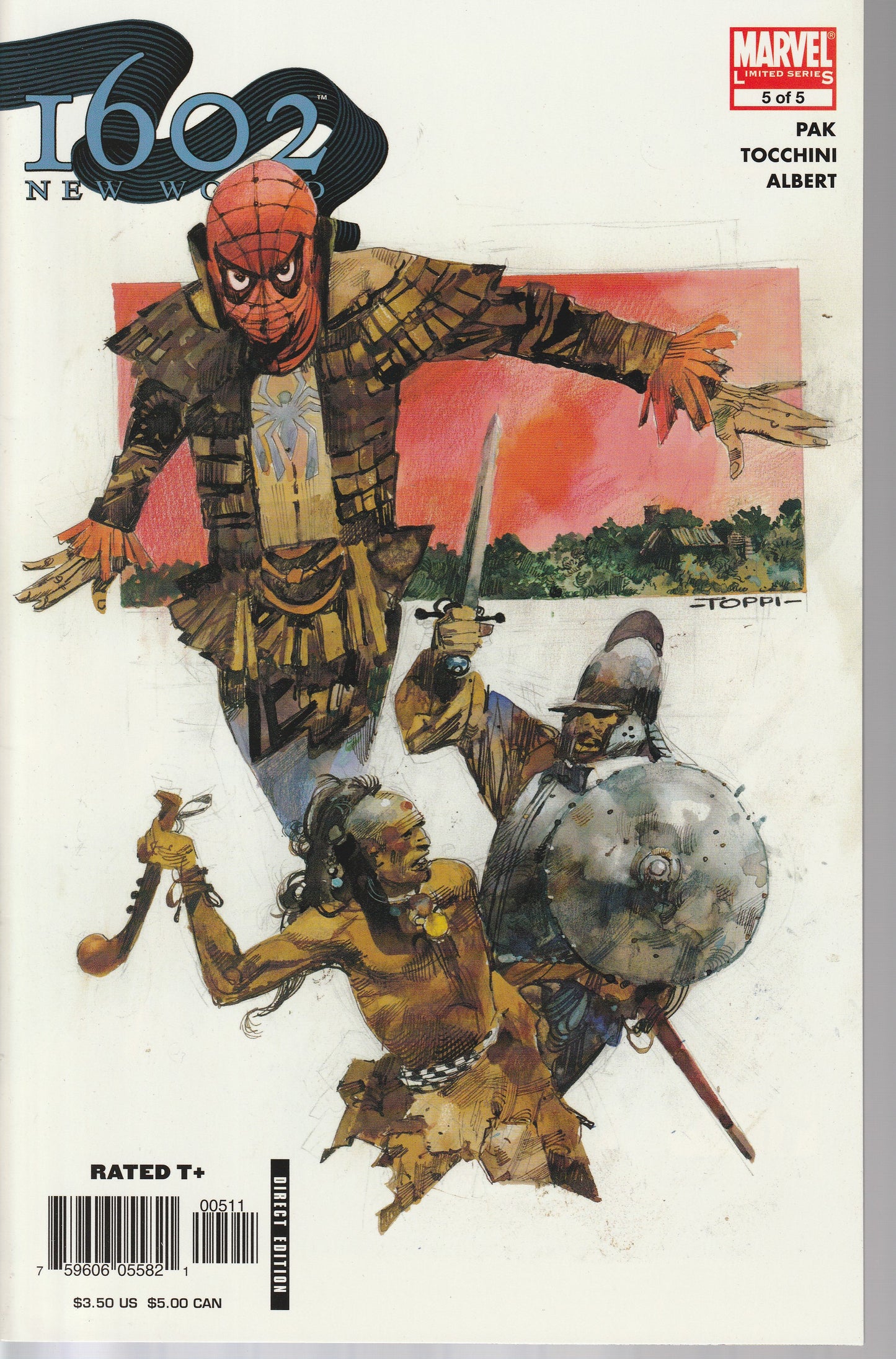 1602 : NEW WORLD 1-5 (COMPLETE SET) - MARVEL COMICS - 2005