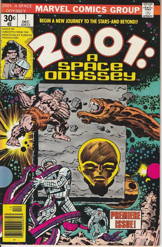 2001 : A SPACE ODYSSEY #1 - MARVEL COMICS - DEC 1976 (7.5-8.0)
