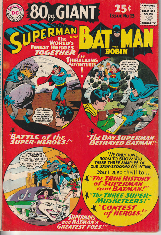 80 PAGE GIANT #15 - DC COMICS - OCT 1965 (4.5-5.0)