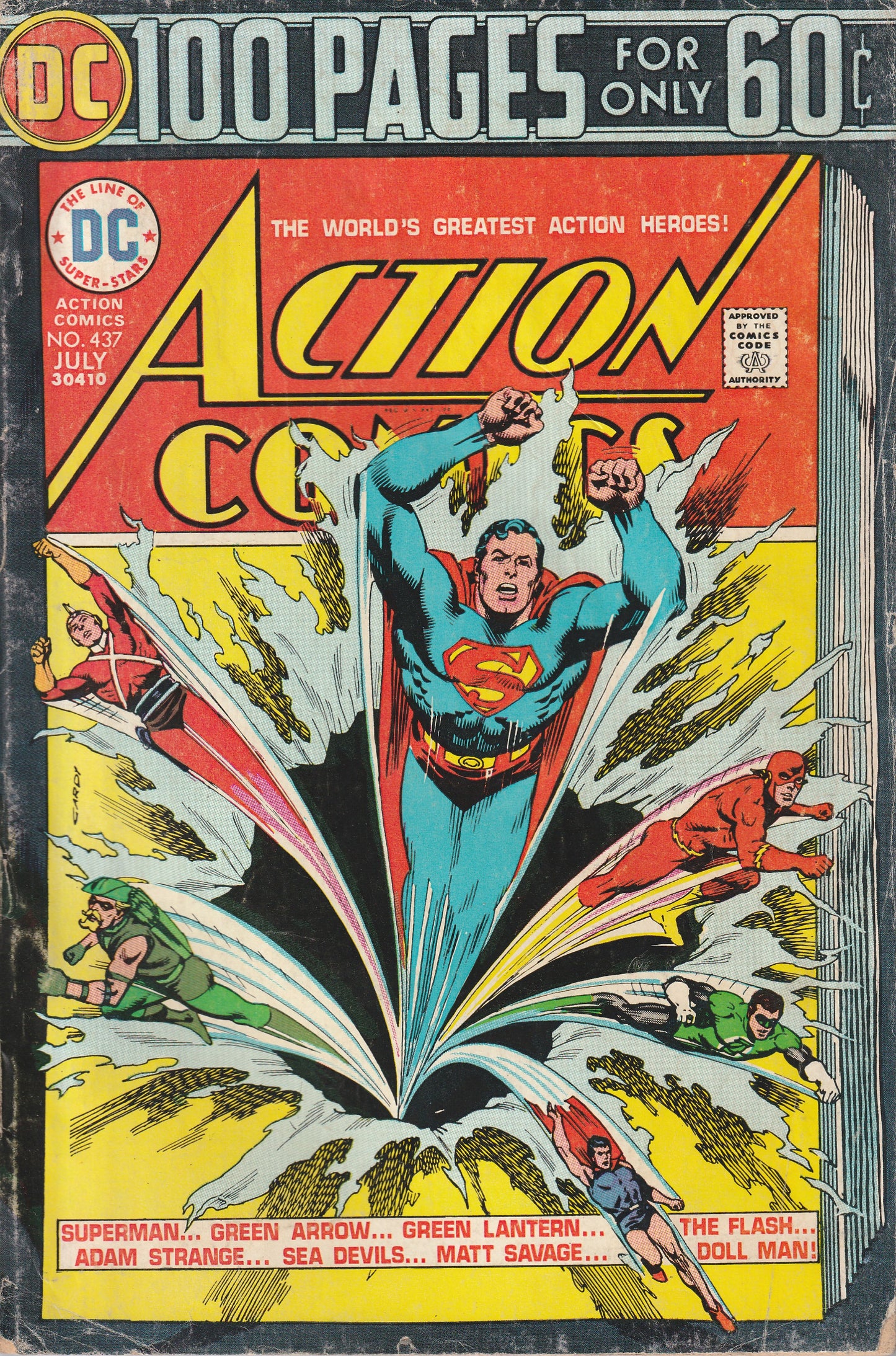 ACTION COMICS #437 - DC COMICS - JUL 1974 (4.0-4.5)