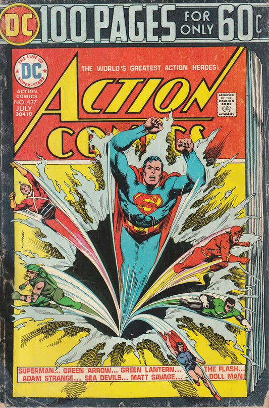 ACTION COMICS #437 - DC COMICS - JUL 1974 (4.0-4.5)
