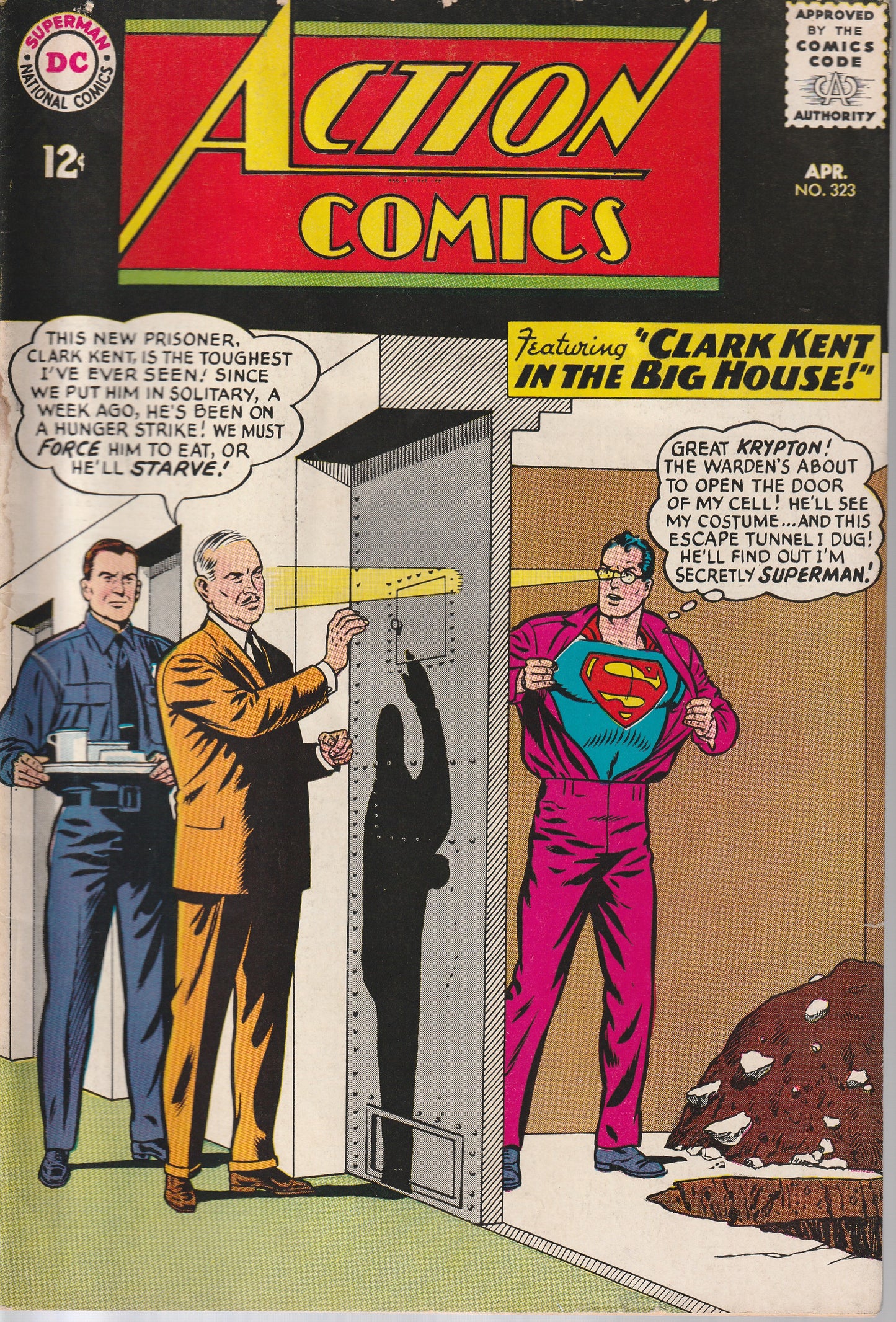 ACTION COMICS #323 - DC COMICS - APR 1965 (4.5-5.0)
