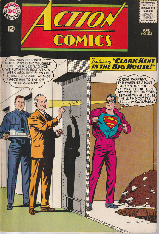 ACTION COMICS #323 - DC COMICS - APR 1965 (4.5-5.0)