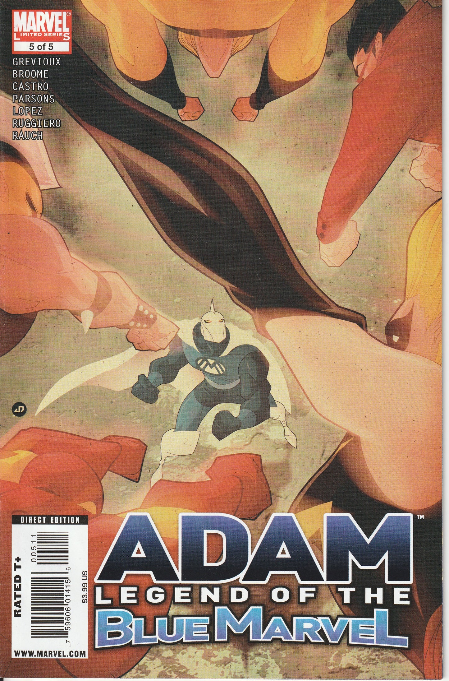 ADAM LEGEND OF THE BLUE MARVEL #5