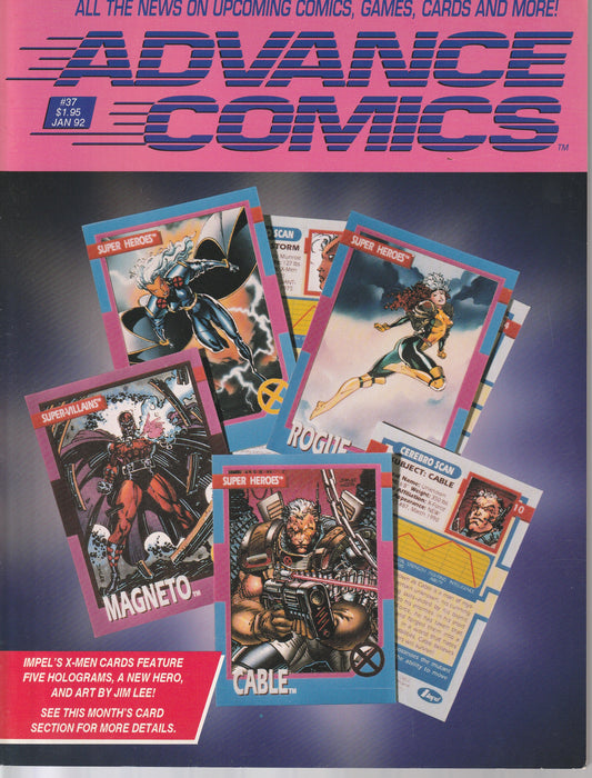 ADVANCE COMICS #37 - JAN 92