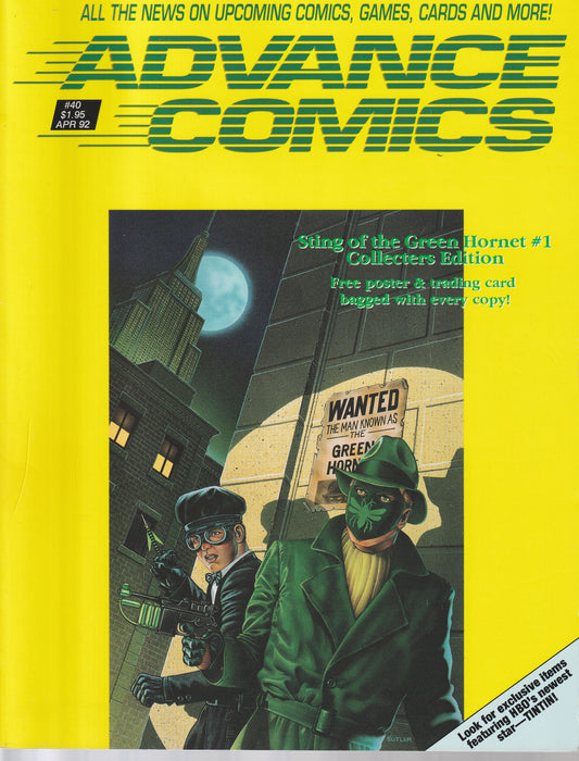 ADVANCE COMICS #40 - APR 92