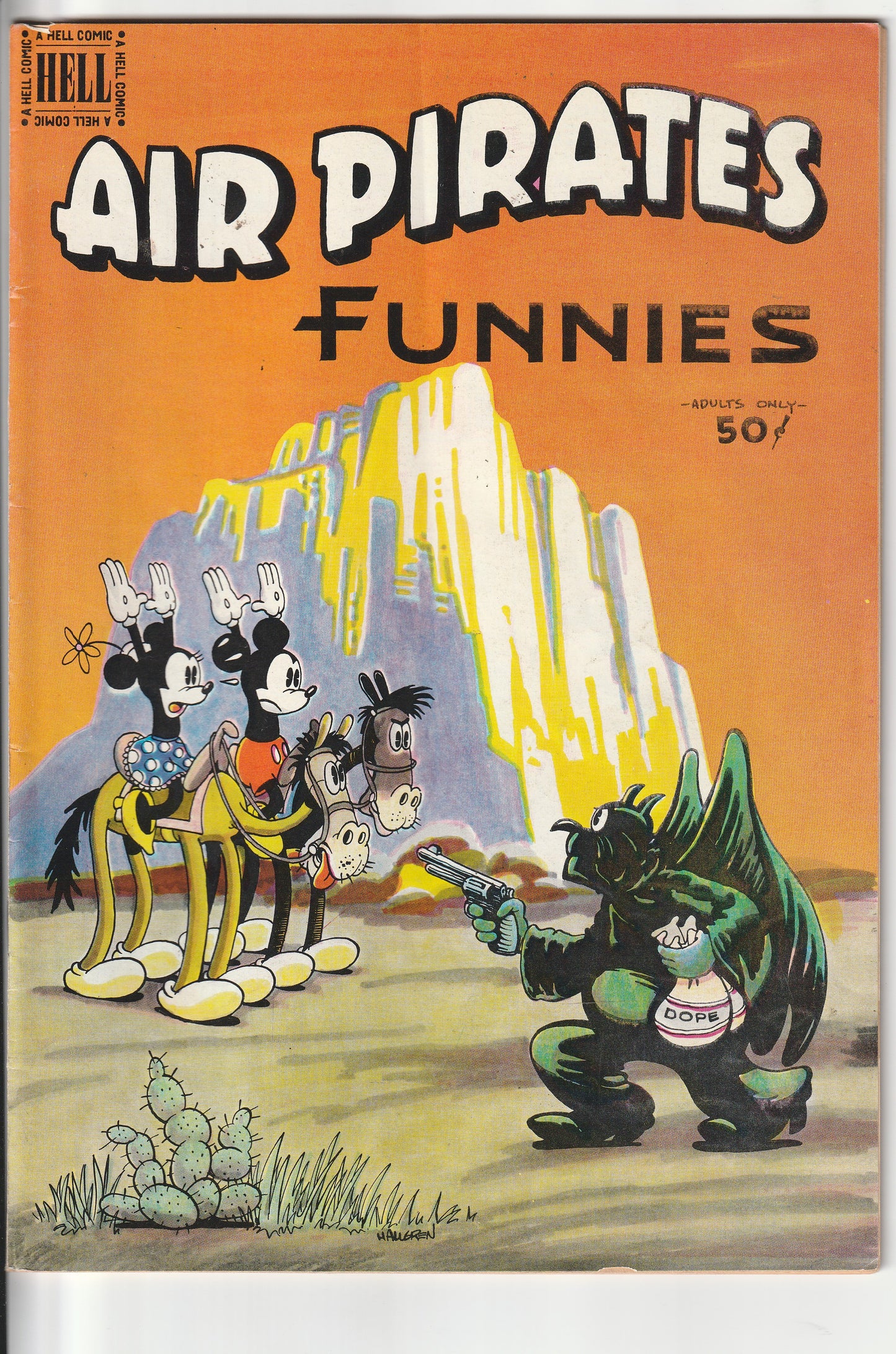 AIR PIRATES FUNNIES #2 - HELL COMICS - AUG 1971 (6.0)