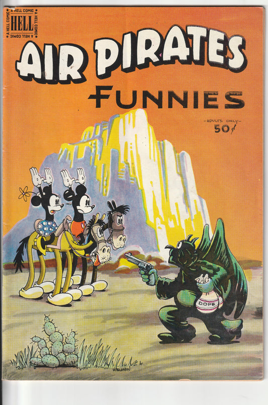 AIR PIRATES FUNNIES #2 - HELL COMICS - AUG 1971 (6.0)