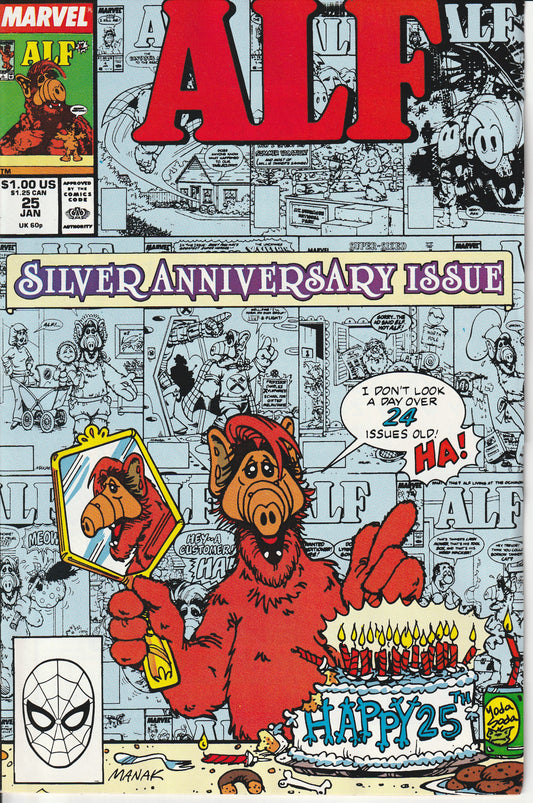 ALF #25 - MARVEL COMICS - JAN 1990 (9.0)