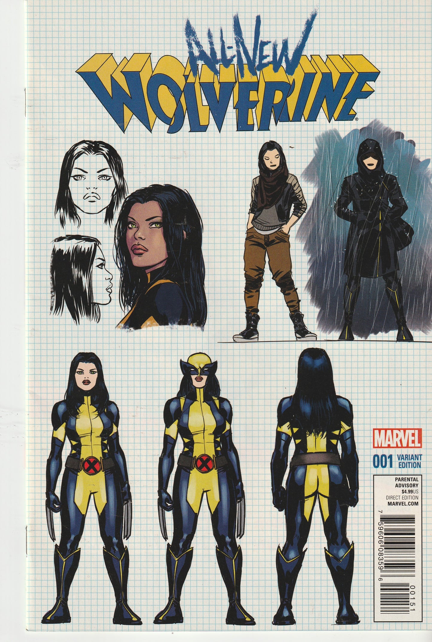 ALL-NEW WOLVERINE #1 || MARVEL COMICS || NOV 11 2015 || NM-