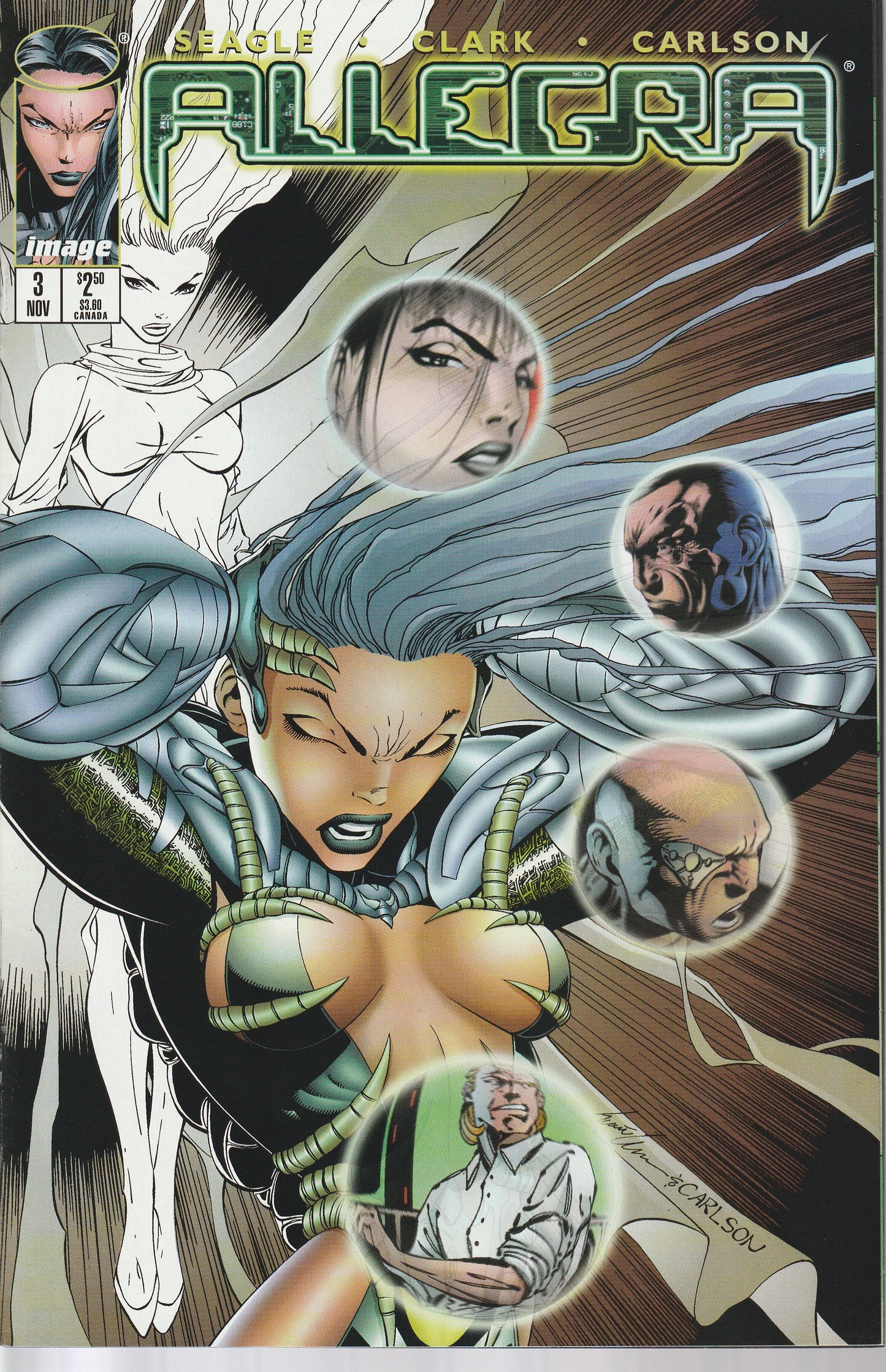 ALLEGRA 1-4 * IMAGE COMICS - AUG 1996 -COMPLETE SET