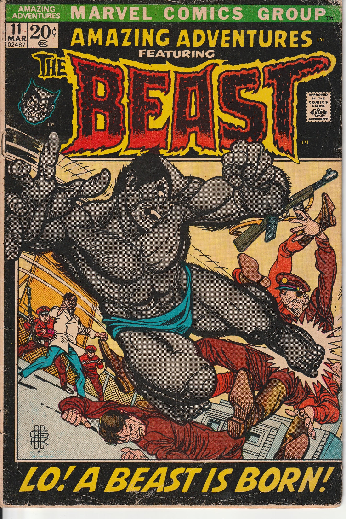 AMAZING ADVENTURES #11 - MARVEL COMICS - MAR 10 1972 (5.0)