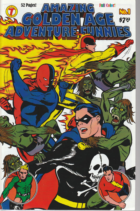 AMAZING GOLDEN AGE ADVENTURE FUNNIES #1 - 2010 TERRIFIC COMICS