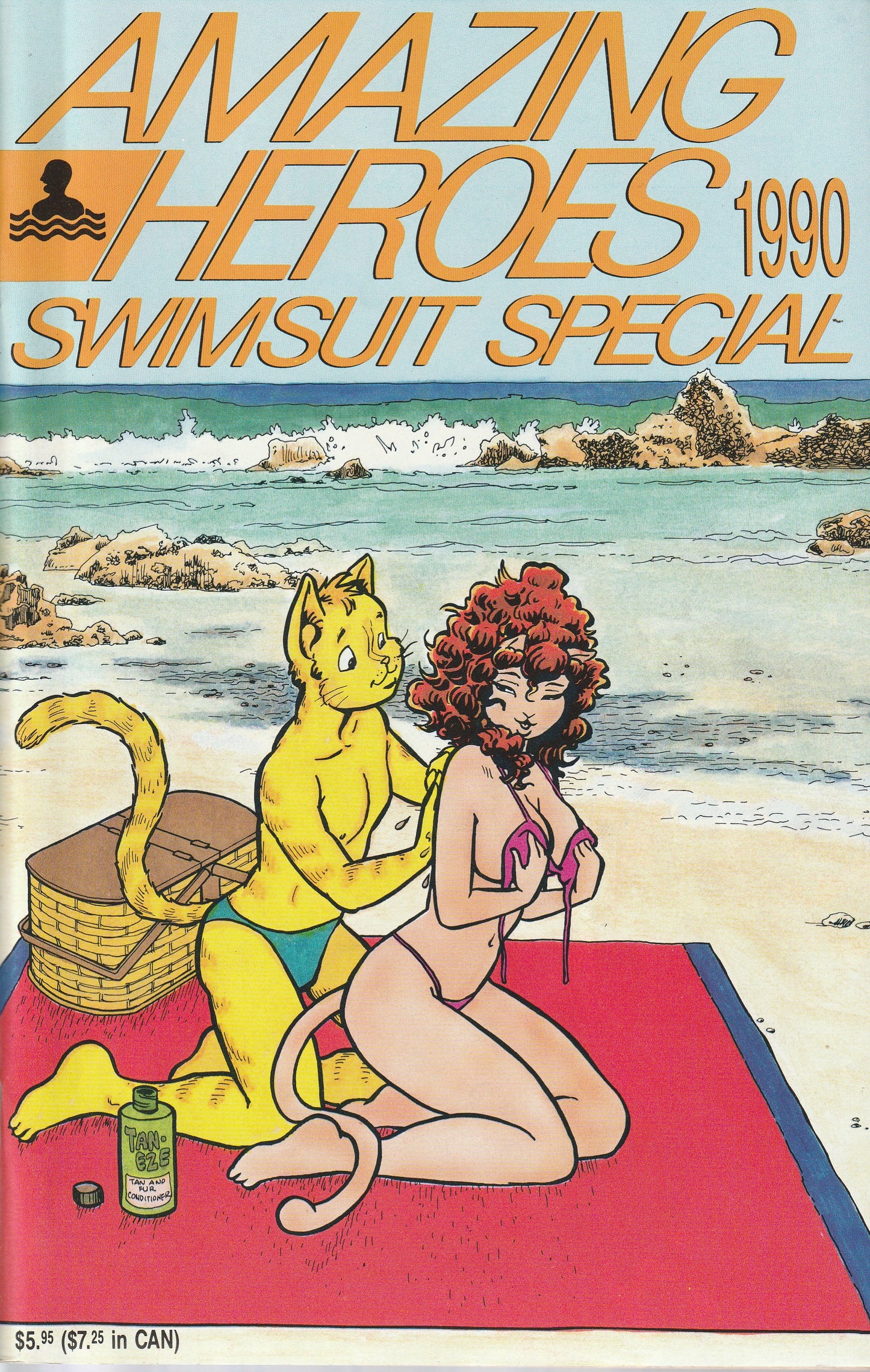 AMAZING HEROES 1990 SWIMSUIT SPECIAL || FANTAGRAPHICS || JUN 1990