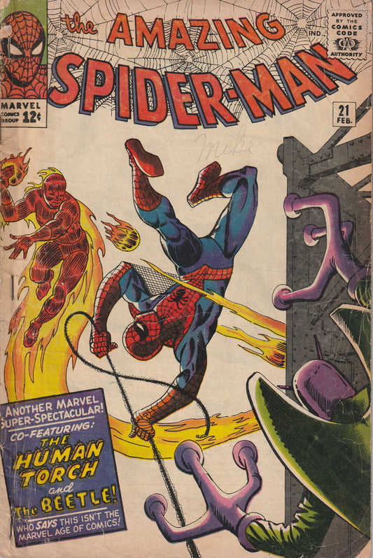 AMAZING SPIDER-MAN #21 - MARVEL COMICS - FEB 1965