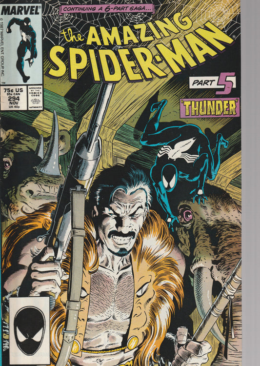 AMAZING SPIDER-MAN #294 - DEATH OF KRAVEN THE HUNTER