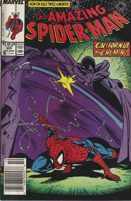 AMAZING SPIDER-MAN #305 - McFARLANE ART (8.0-8.5)