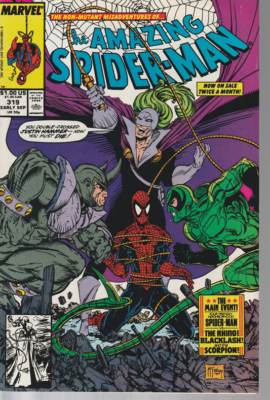 AMAZING SPIDER-MAN #319 - MARVEL COMICS - SEP 1989 (9.0)