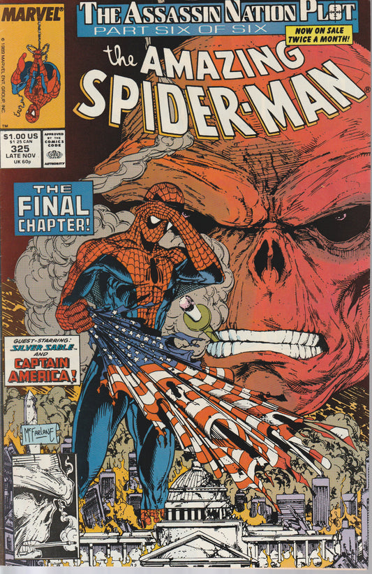 AMAZING SPIDER-MAN #325 - MARVEL COMICS - NOV 1989