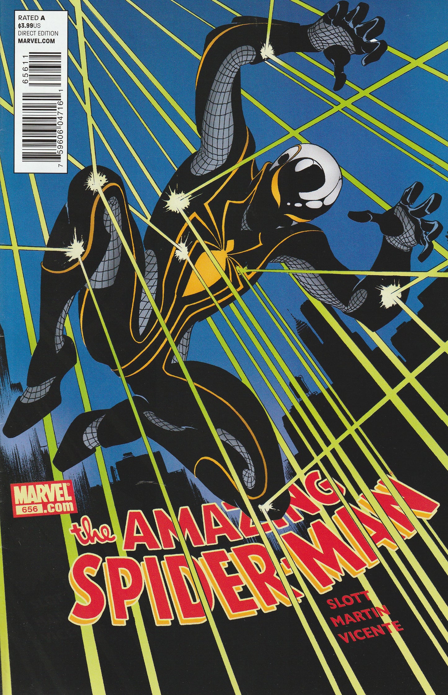 AMAZING SPIDER-MAN #656 - MARVEL COMICS - MAR 2 2011 (9.0)