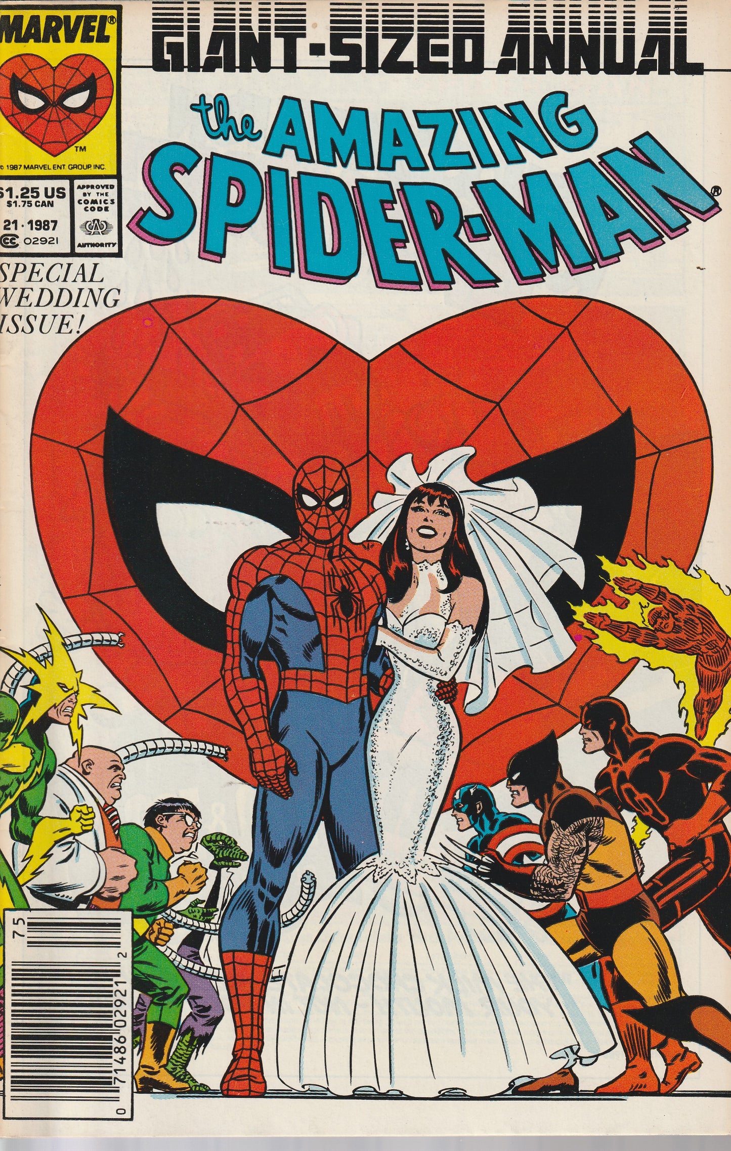 AMAZING SPIDER-MAN ANNUAL #21 - MARVEL COMICS - JUN 1987 (9.0)
