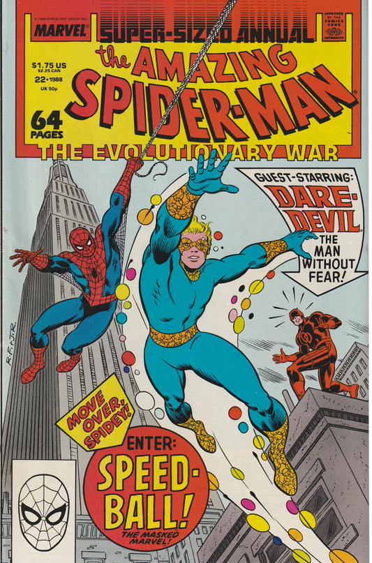 AMAZING SPIDER-MAN ANNUAL #22 - MARVEL COMICS - JUL 1988 (8.5-9.0)