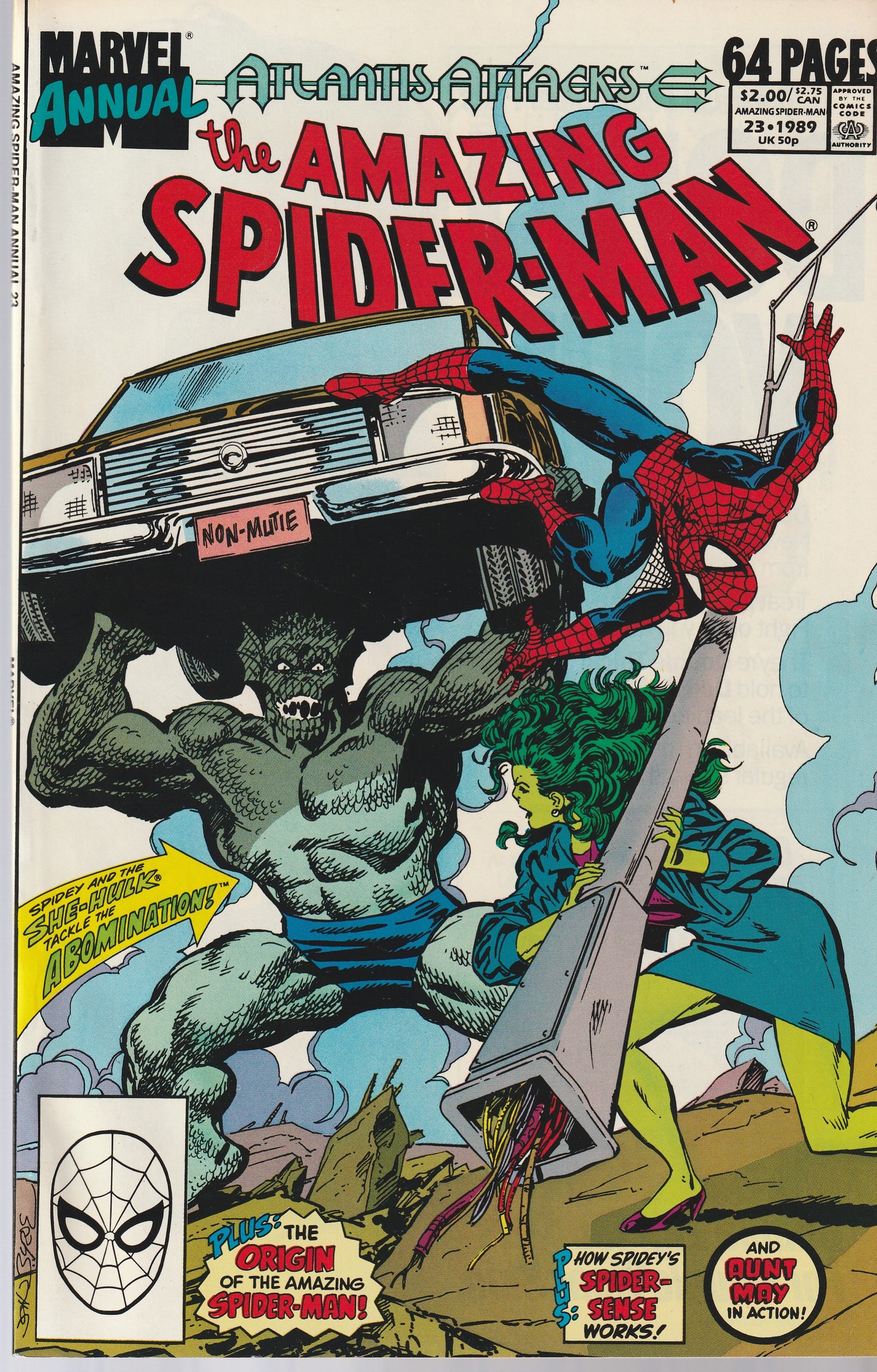 AMAZING SPIDER-MAN ANNUAL #23 || MARVEL COMICS || JAN 1989 ||(NM)