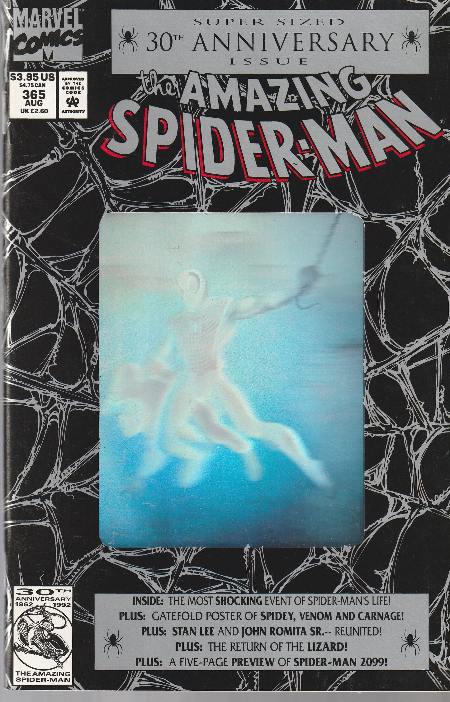 AMAZING SPIDER-MAN #365 || MARVEL COMICS || AUG 1992 || (9.0)