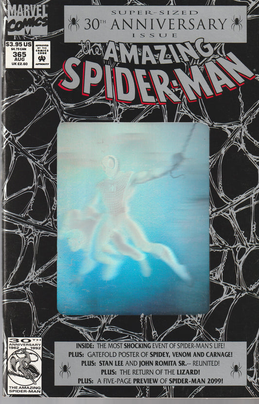 AMAZING SPIDER-MAN #365 || MARVEL COMICS || AUG 1992 || (9.0)