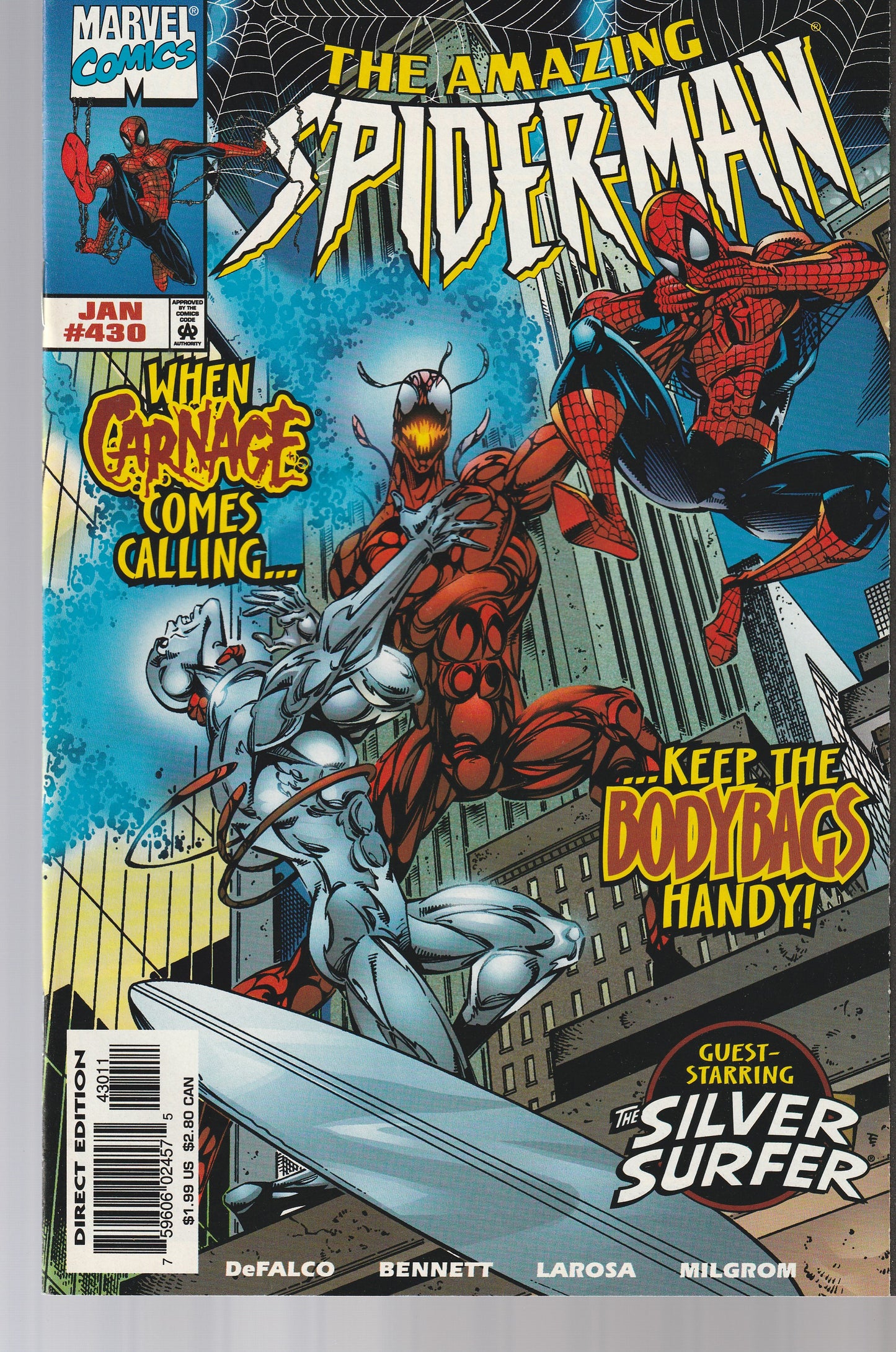 AMAZING SPIDER-MAN #430 || MARVEL COMICS || JAN 1998 || (NM)
