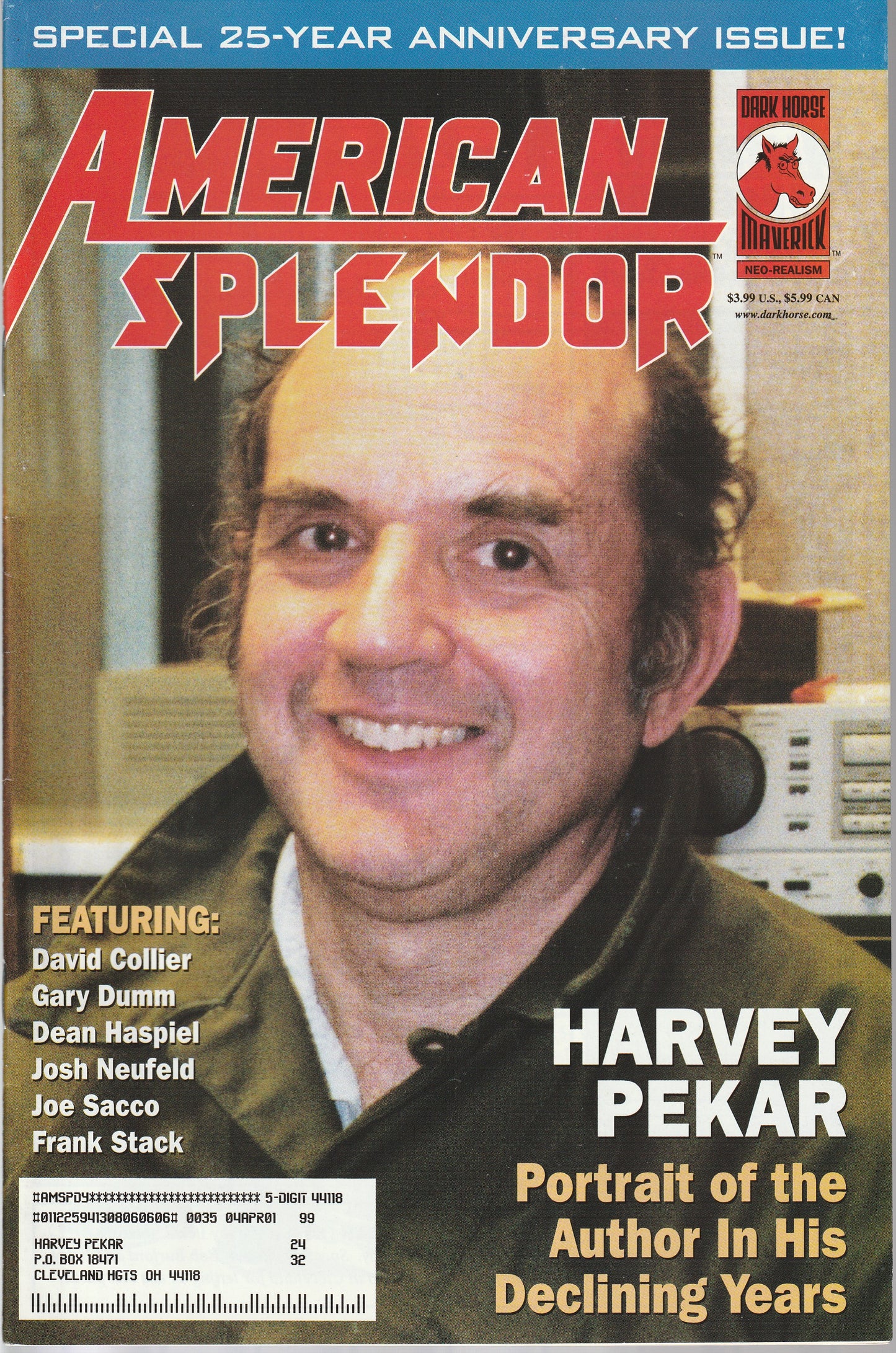 AMERICAN SPLENDOR : PORTRAIT OF THE AUTHOR IN HIS DECLINING YEARS