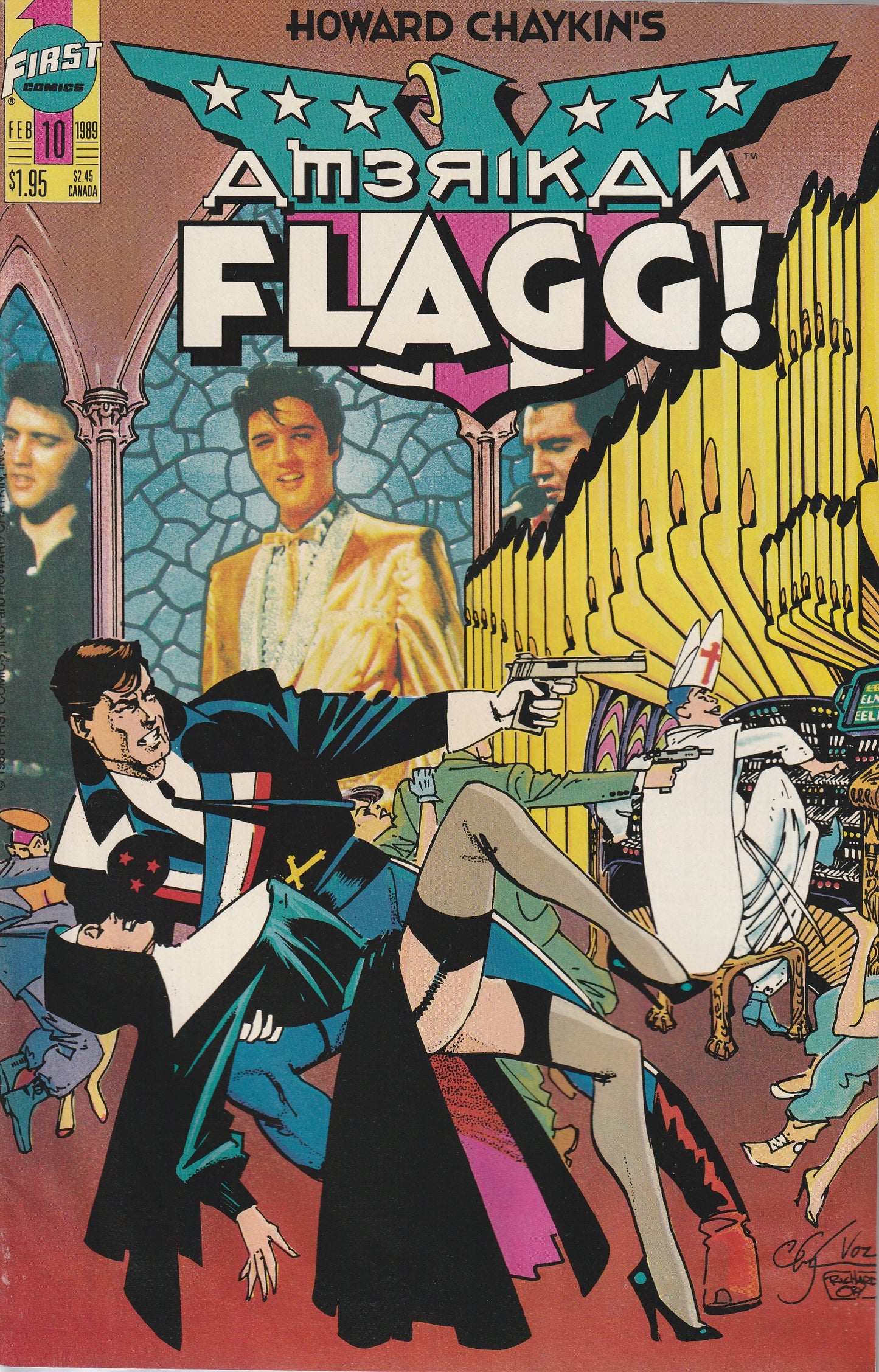 AMERICAN FLAGG! VOL 2 #'s 1-12 PLUS SPECIAL - FIRST COMICS - 1988-89