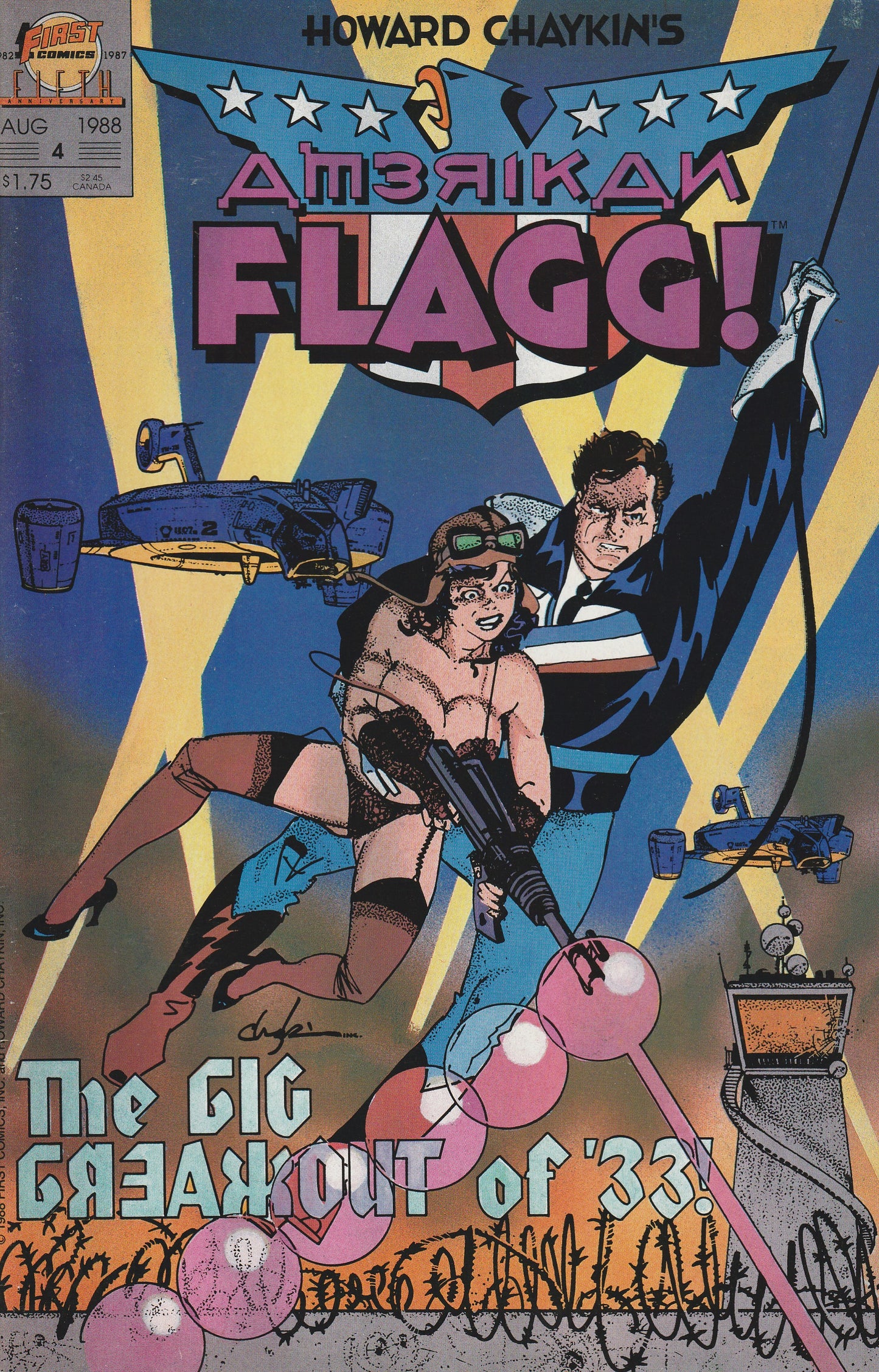 AMERICAN FLAGG! VOL 2 #'s 1-12 PLUS SPECIAL - FIRST COMICS - 1988-89
